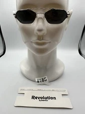 New Vintage Revolution Eyewear With Sun Shade RE089 S.Silver  48-18-140