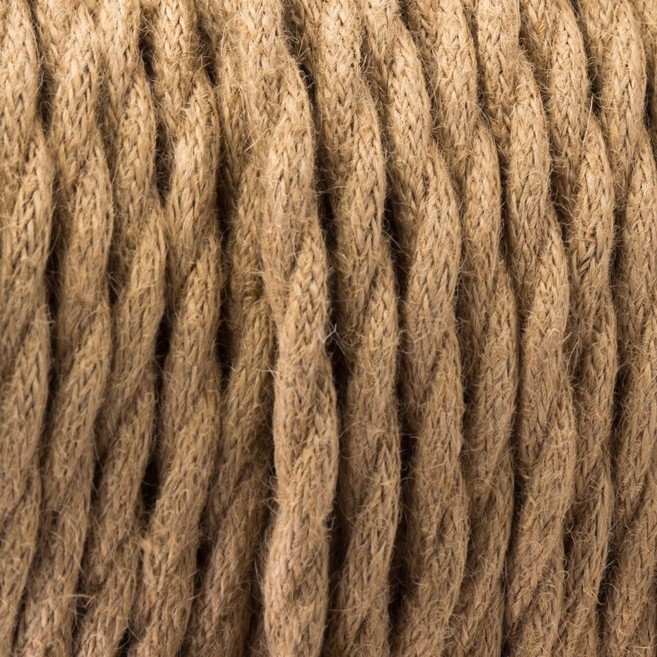 Twist 10 M Geflochtenes Stoffkabel Für Lampen – 2-adrig, Vintage, Farbe Wählbar (rot, Gold, Schwarz, …)
