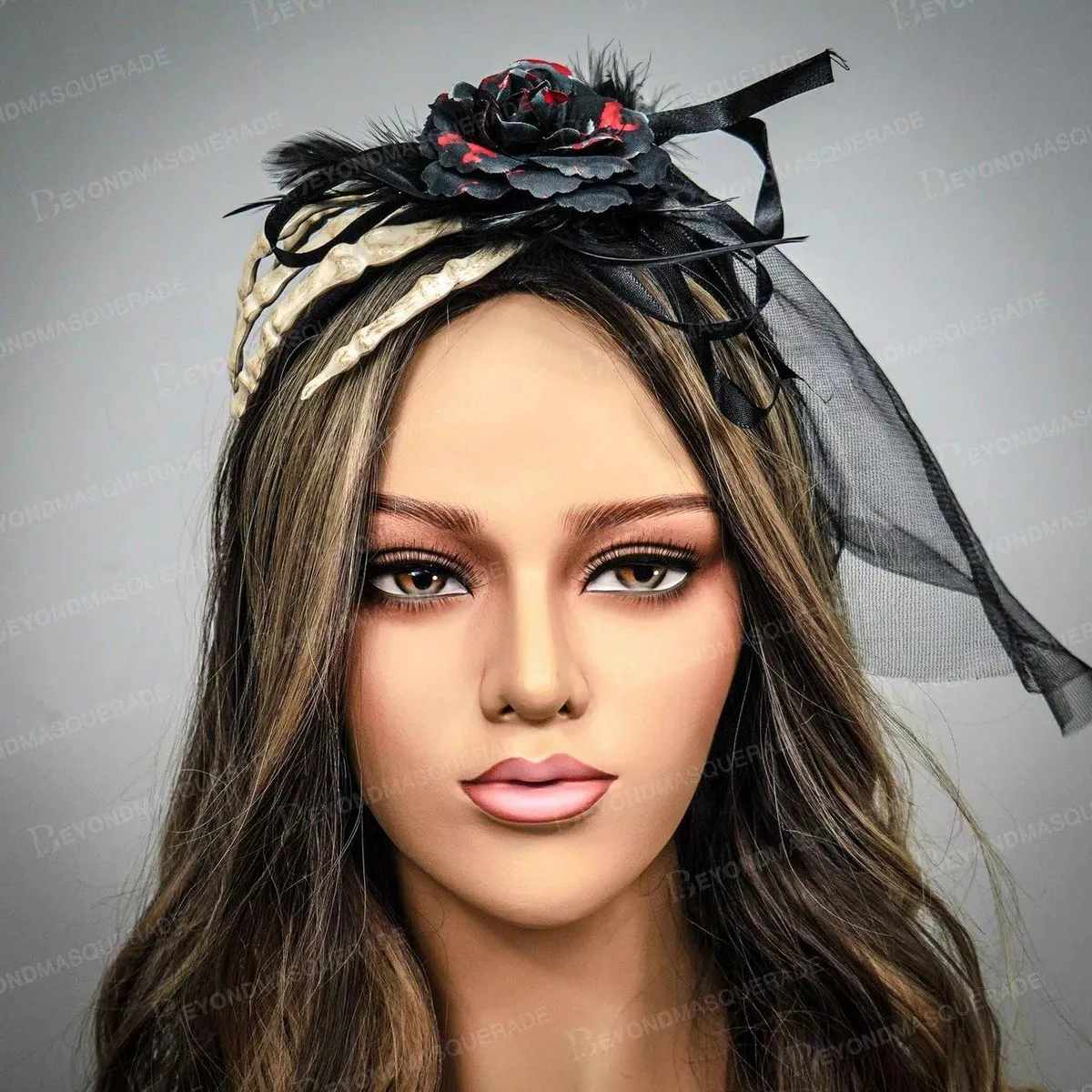 Halloween Witch Costume Headband Skeleton Hand Headpiece Costume Decor  Headdress | eBay
