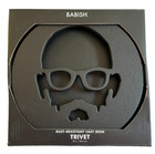 NEW ~ BABISH RUST-RESISTANT BLACK CAST IRON 8" ROUND ANDREW RAE FACE TRIVET