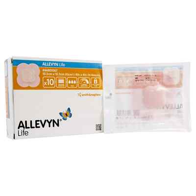 Smith & Nephew 66801067 Allevyn Life 4'' x 4'' - 10/BX
