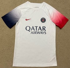 Nike Paris Saint-Germain Jersey Kit Men's S White 2023/24 Pre Match PSG Football