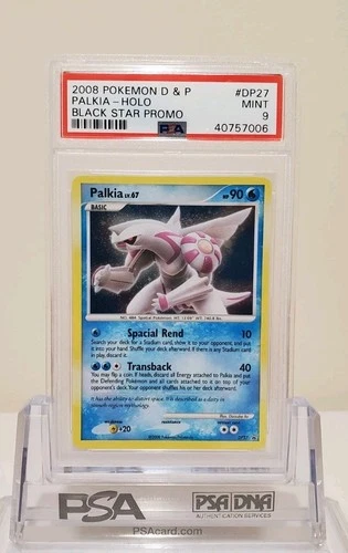 Pokemon 2008 Diamond & Pearl Black Star Promo DP27 Holo Palkia PSA 9 Mint