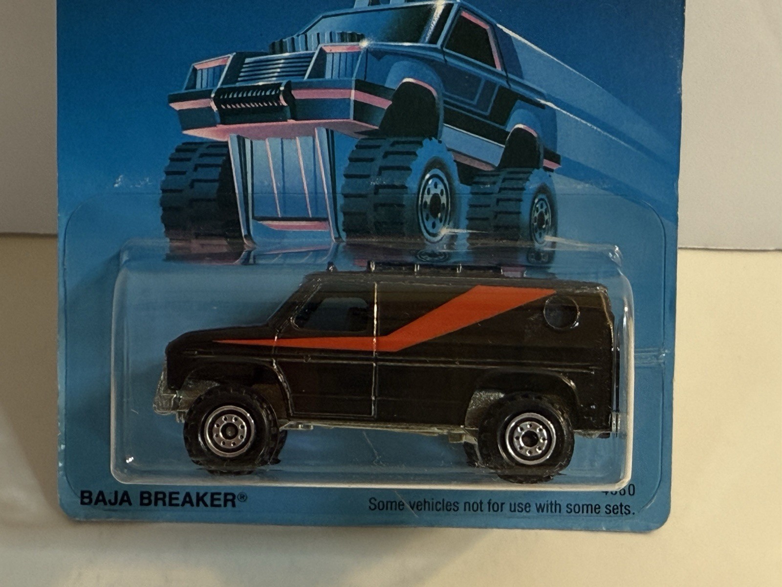 Vintage HOT WHEELS 1988 TRAILBUSTERS BLACK BAJA BREAKER VAN A-Team NISP w Case thumbnail 3