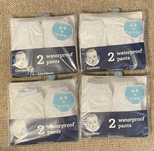 Gerber Vinyl Pants Qty 8 Waterproof 6-9 Months Diaper Covers 16-20 Lbs NEW