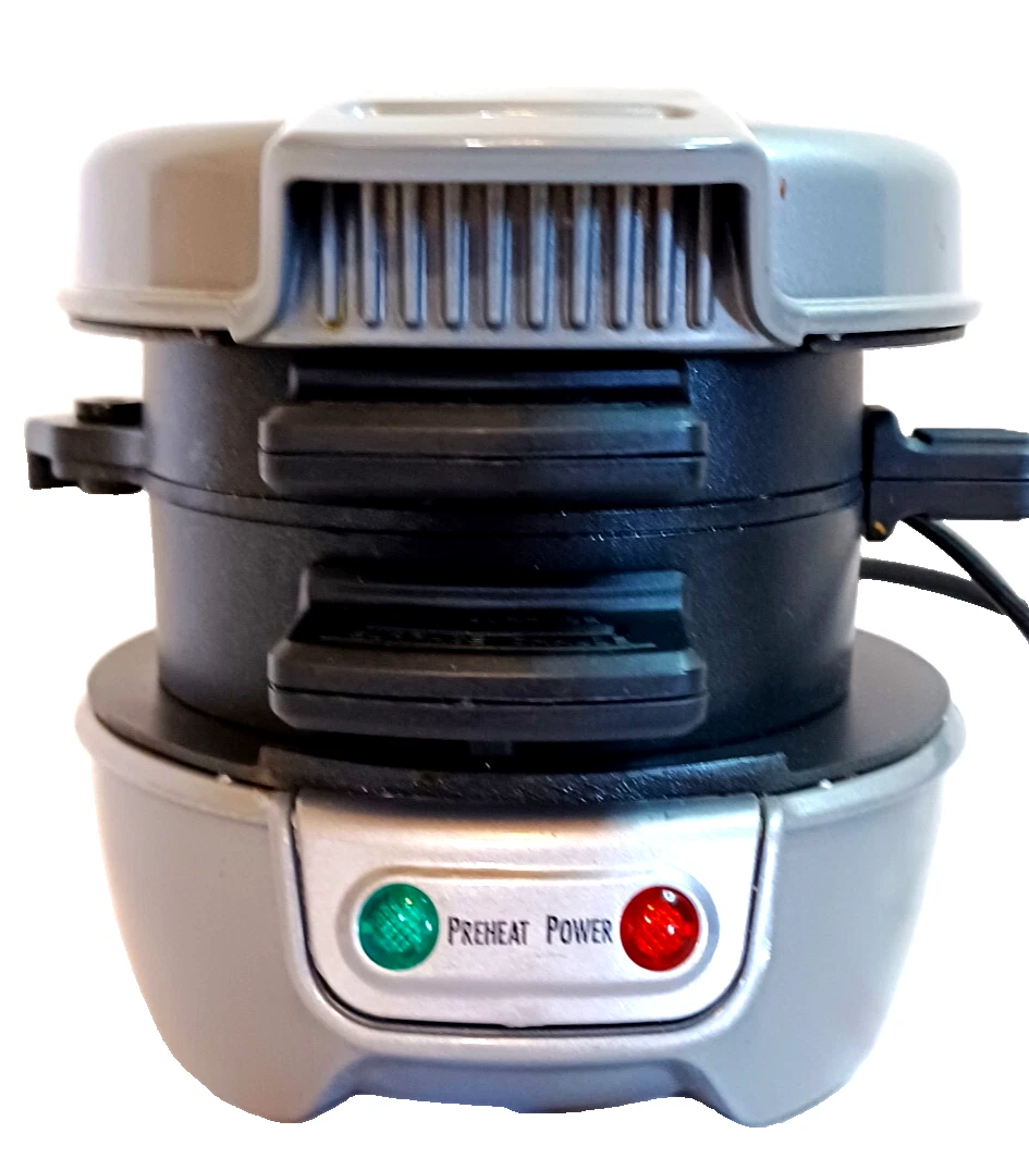 Hamilton Beach Breakfast Sandwich Maker Electric Egg Muffin Cooker Works