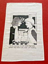 Moa Revival NZ Tea Towel w Cecily Friends Wine Sorted Pattern Kitchen Art Gift