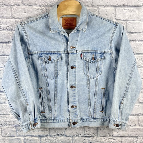 Vintage Levi's Men Denim Trucker Jacket 1996 Made in USA 70507-0334 Retro Large by Levi's, Size L, $74.99 - Photo 2