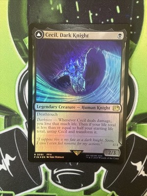 Cecil, Dark Knight (Foil Rare) R 0091 Final Fantasy Magic Mtg NM