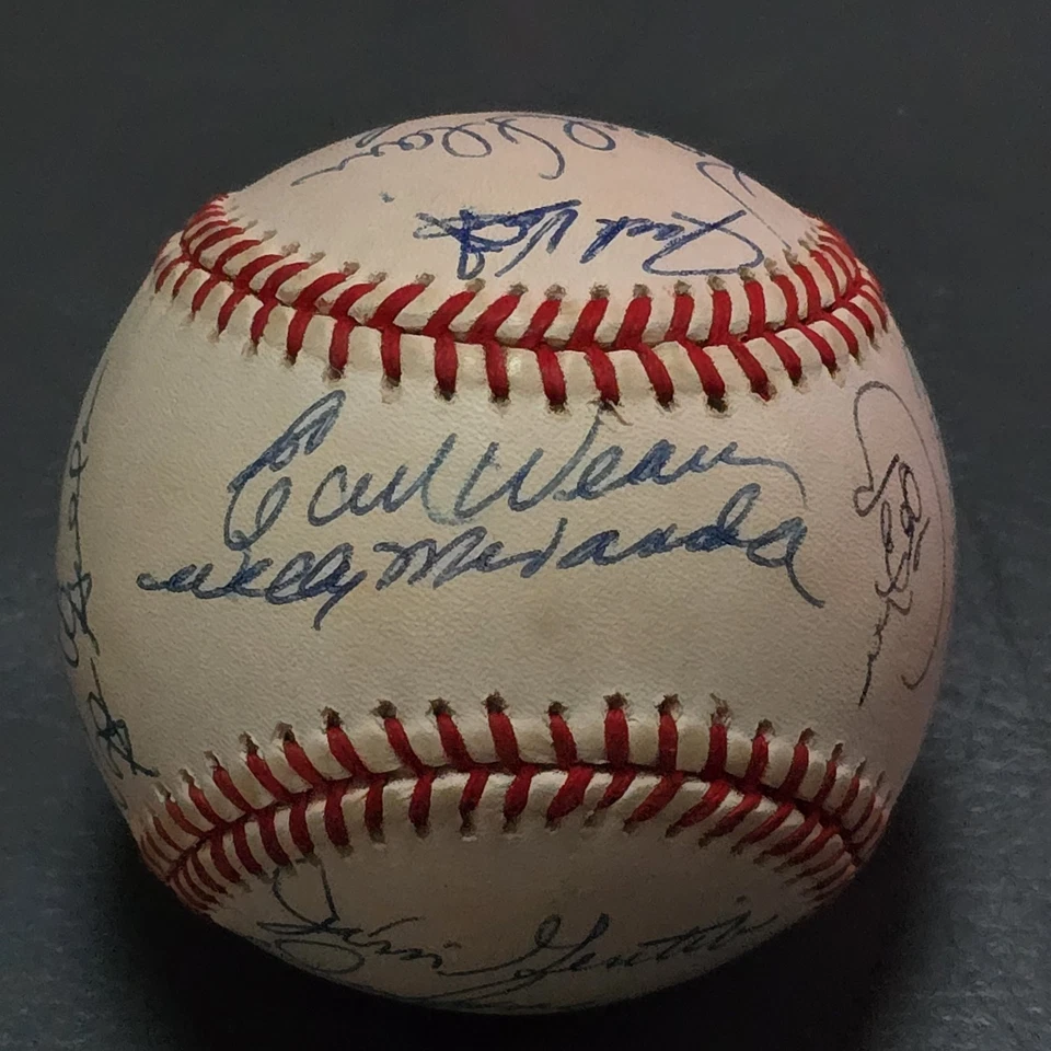 Baltimore Orioles Multi-Signed Team Baseball w/ Weaver, Robinson, Miranda - Image 2 of 4