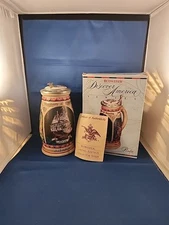 Budweiser Pinta Stein CS129 Discover America Series 1990 Anheuser-Busch Bud VTG 