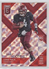 2018 Panini Elite Draft Picks Aspirations Red Variation /49 Luke Falk #120 0q3
