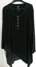 Tunika Shirt Bluse festlich v. THEAplus Gr.56 Glitzer Tasche Zipfel Konfirmation