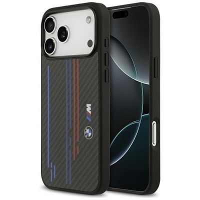 CG MOBILE BMW M Kevlar-Linien & Logo kompatibel mit Mag Safe Hülle für iPhone 17