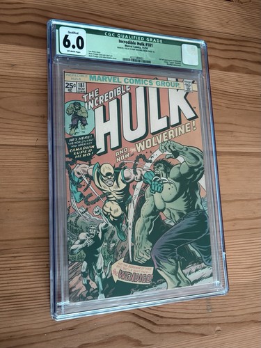 Incredible Hulk #181 (1974) CGC Grade 6 1st Appearance Wolverine Key Marvel