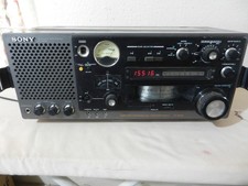 SONY ICF-6800W FM/AM/SW BCL Radio AC Adapter TURNS ON Tested Working AS IS