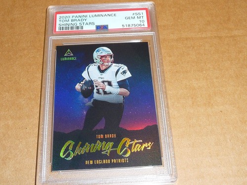 2020 Panini Luminance TOM BRADY SHINING STARS SP PATRIOTS #SS1 PSA 10 GEM MINT