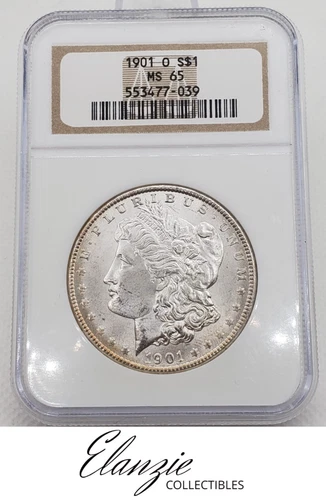 1901-O Morgan Silver Dollar NGC MS65