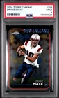 2024 Topps Chrome - Drake Maye #203 Rookie Refractor (RC) PSA 9 Plus Bonus Cards