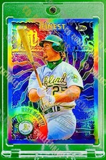 Mark McGwire TOPPS FINEST RETRO REFRACTOR ST LOUIS CARDINALS MINT