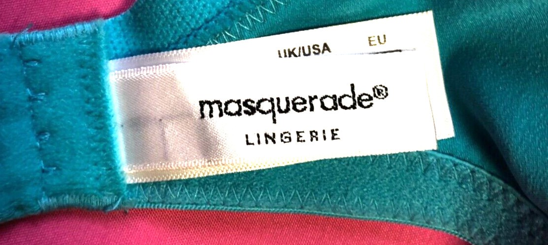 Masquerade Bra 30G Turquoise Balcony Underwired Maia 5221 BNWT image 7