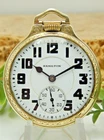 Vintage Antique Hamilton Pocket watch 992E Elinvar 21 jewel railroad grade BOC