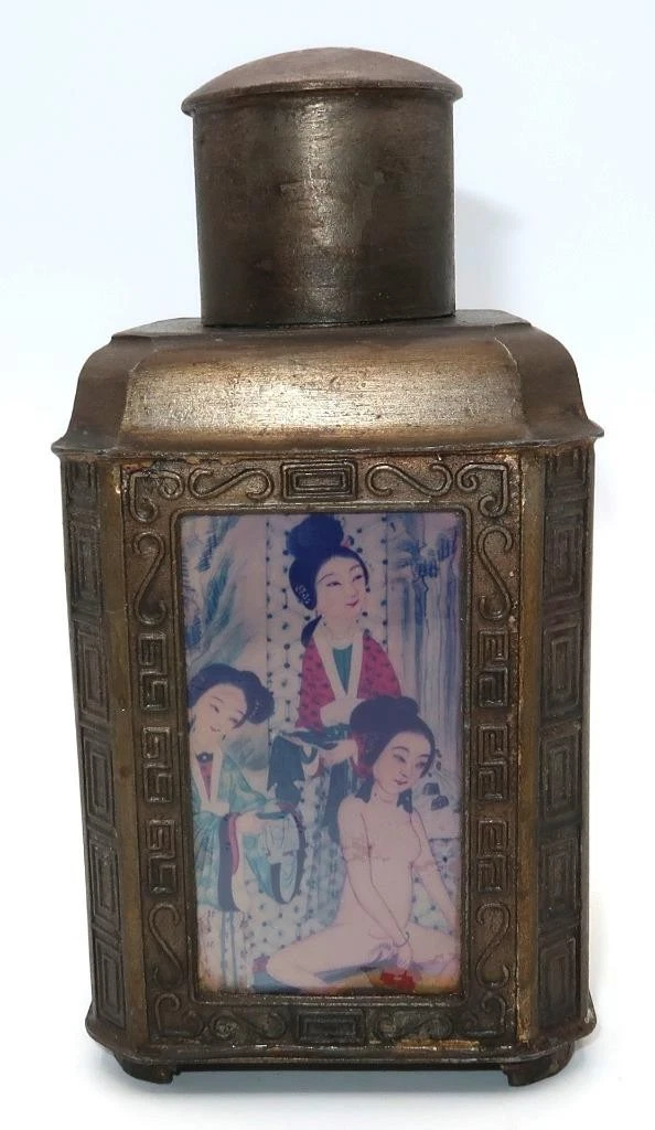 中国风铜制茶叶罐| eBay