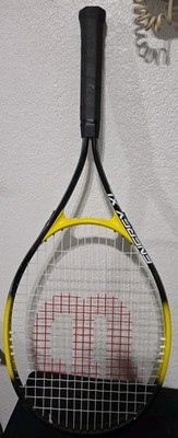 Wilson Energy XL Tennis Racquet 4 3/8 Grip Black Yellow Oversize Racket LR