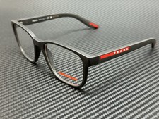 PRADA LINEA ROSSA PS 06PV 18K1O1 Matte Grey Ghisa Men's 55 mm Eyeglasses