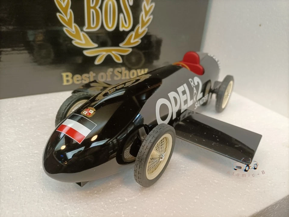 Bos 1:18 Opel RAK2 Speed Record Resin Rocket Power Speed Test Vehicle Model - Image 2 of 4