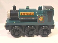 Thomas  Friends Wooden Railway Peter Sam Square Funnel Train Tank Engine