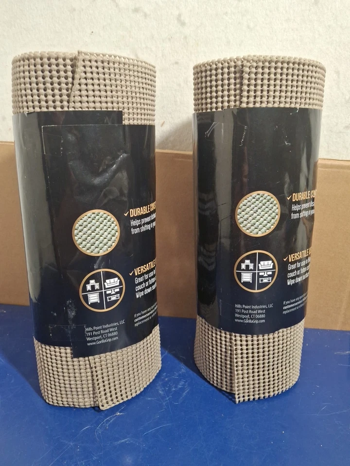 Gorilla Grip Cajón y Forro de Estante, Agarre Fuerte, No Adhesivo PACK DE 2 ROLLOS Foto 2 de 3