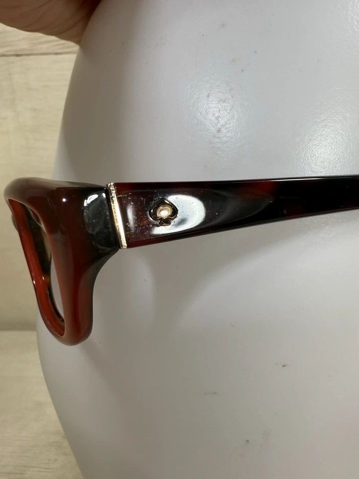 MARCOS DE GAFAS KATE SPADE SOLO CATALINA 0FN1 BORDE COMPLETO TORTUGA ROJA CON ESTUCHE OEM Foto 4 de 4