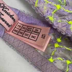 Agent Provocateur Nancee Lilac Yellow Bra 34C