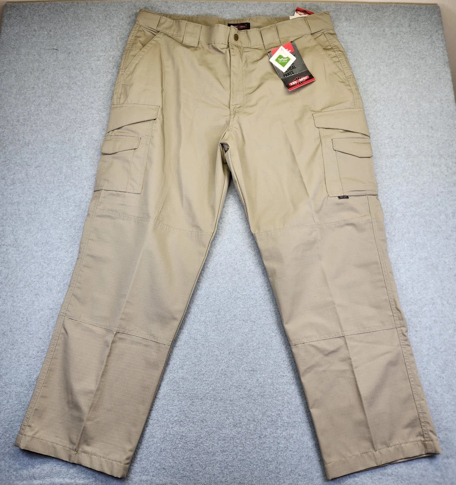 NEW Tru-Spec 24-7 Series Original Tactical Pants Beige Mens 42x31 Ripstop - Image 2 of 4
