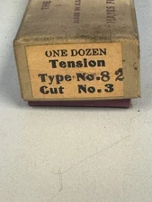 *Vintage* Hayes File Co Tension Type No. 82 Cut No.3 One Dozen