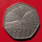2000  THE 150th ANNIVERSARY OF THE PUBLIC LIBRARIES ACT  50p    COIN  CIRC.