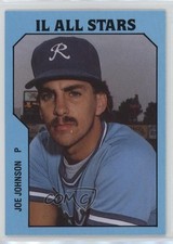 1985 TCMA Minor League Joe Johnson #1052 0q3