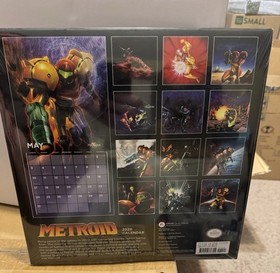 Metroid 2020 Calendar Official Nintendo Samus Prime Fusion Wall Art NES SNES