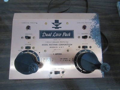 Dual Loco Pack Model Rectifier Corporation Train Transformer WORKS TESTED 700