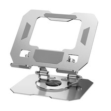 Rotating Tablet Stand 12 Inch Notebook Adjustable Height Aluminum Riser