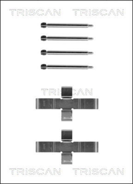 Triscan ZubehöRsatz Scheibenbremsbelag 8105 231398 FüR Mercedes 123 W123 230 223-image