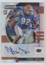 2020 Panini Prizm Draft Picks Rookies Hyper 68/75 Jabari Zuniga #210 Auto 0p9s