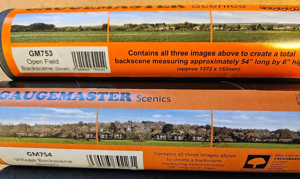 GAUGEMASTER Scenics, Hintergrund Dioramen für Modelleisenbahn, 4 Stück - Bild 2 von 3