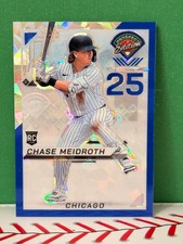 2025 Panini Prospect Edition Chase Meidroth #115 Holo Ticket Blue Ice 097/299