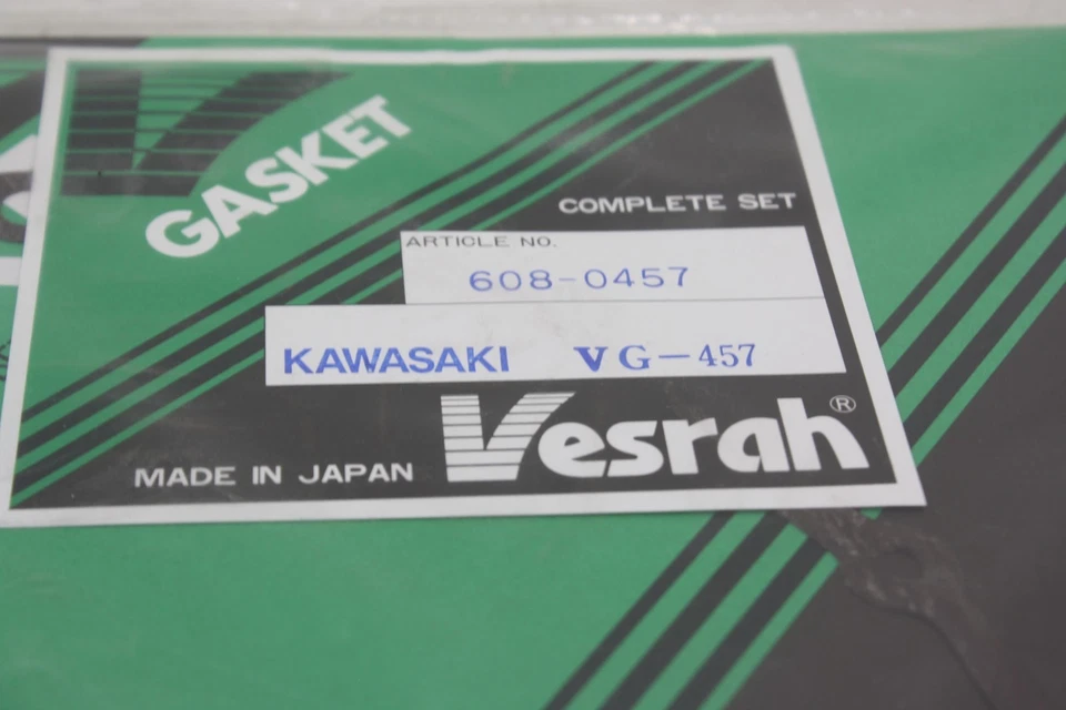 KIT JUEGO JUNTAS COMPLETO VESRAH PARA KAWASAKI KZ440 1980-1983 HECHO EN JAPÓN Foto 3 de 4