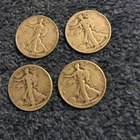 1944 Walking Liberty Half Dollars I Have 4 In Good Condition