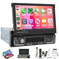 Radio Estereo De Pantalla Para Coche Carro GPS WiFi Tactil Single Din Bluetooth