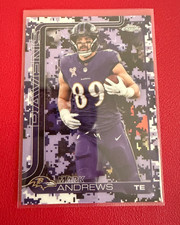 Topps 2025 Chrome Mark Andrews Ravens Camo Parallel #23 Football Card