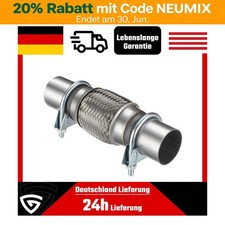 Flexrohr mit 2 Schellen 45x100/210mm 1x kompatibel mit VW kompatibel mit Opel